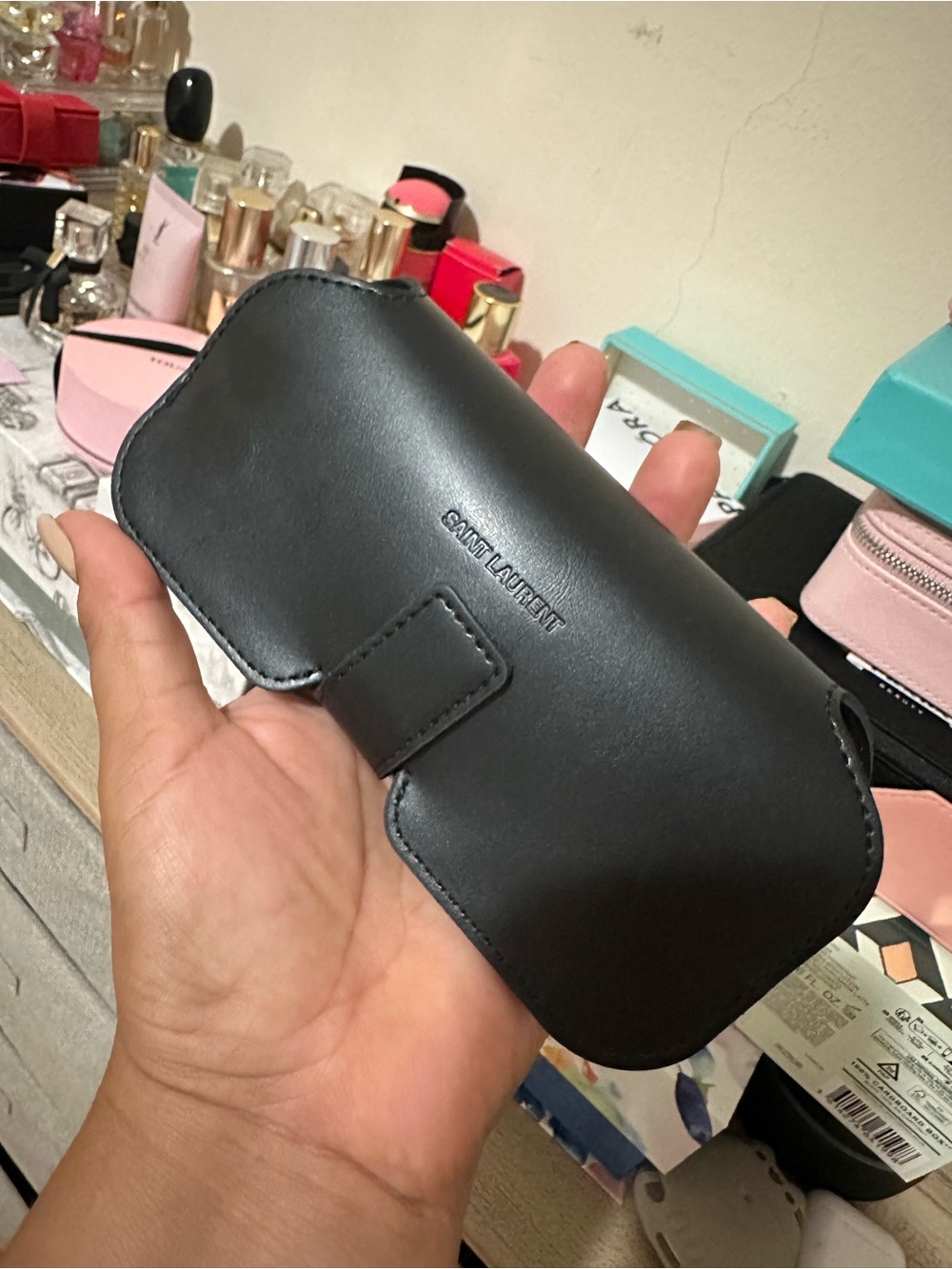 Saint Laurent Black sunglasses case